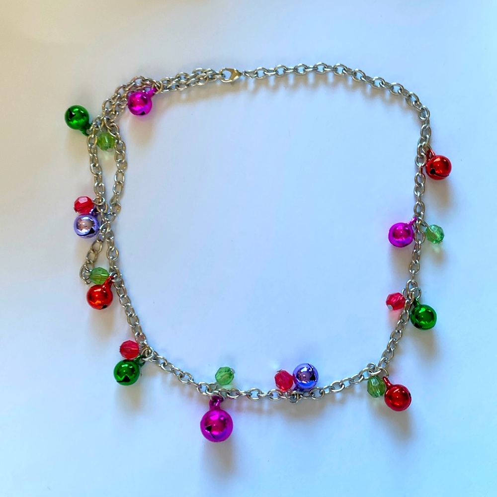 Christmas Festive bell necklace
